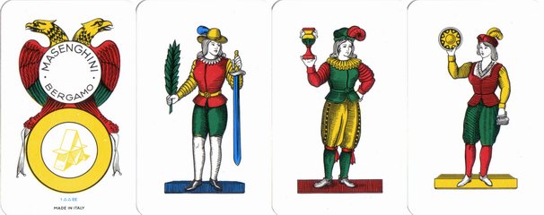 Alta Carta Playing Cards: Latin Suits (5) Italian and Spanish Suits
